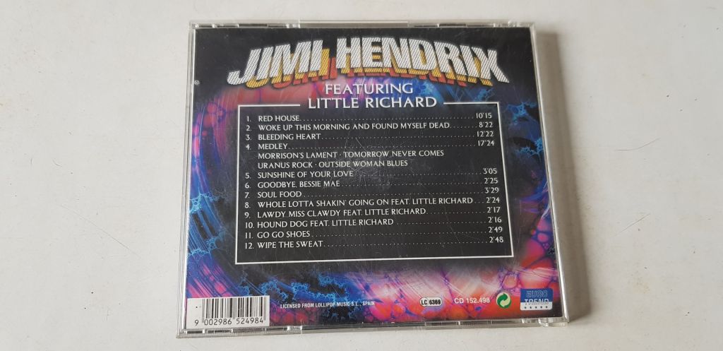 Jimi Hendrix feat. Little Richard CD фірмовий - фото фото фото 1