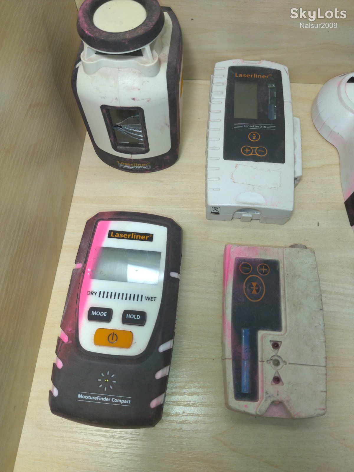 МЕГАЛОТ ИЗМЕРИТЕЛЬНЫХ ПРИБОРОВ ДЛЯ ЛЮБИТЕЛЕЙ МАСТЕРИТЬ 15 шт ОДНИМ ЛОТОМ LASERLINER из Германии. - фото фото фото 1
