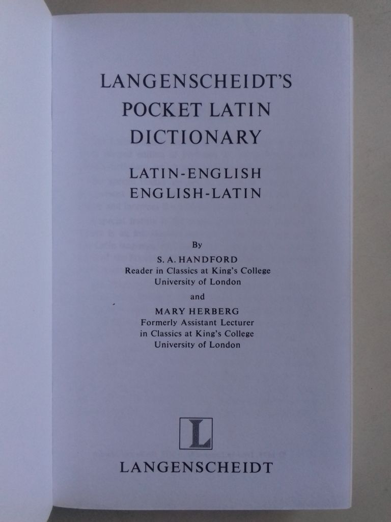 LATIN Dictionary. Latin-English. English-Latin. - фото фото фото 1