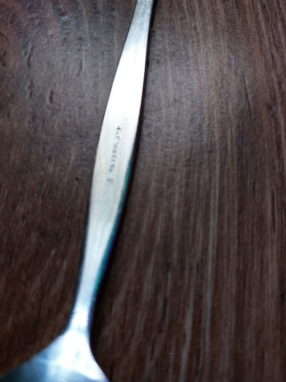 Посеребренная чайная ложка Silverplate - фото фото фото 3