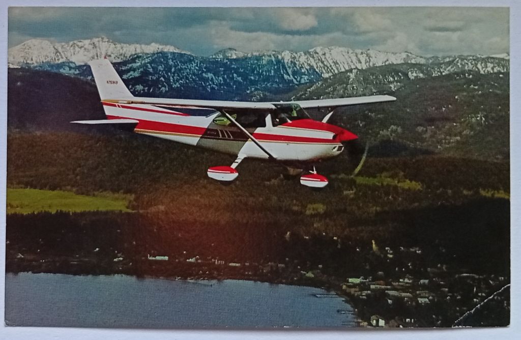 Открытка Самолет Cessna F Skylane 1979 - фото фото фото 0