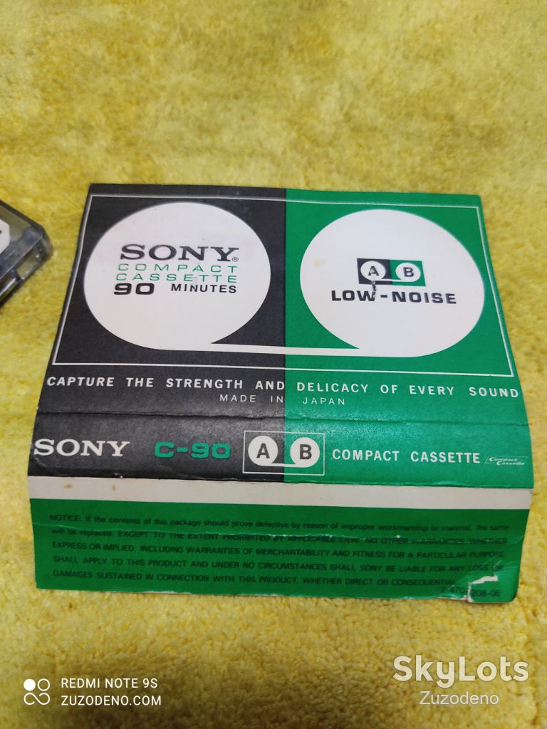 Б/У Аудио кассета SONY C-90 - фото фото фото 7