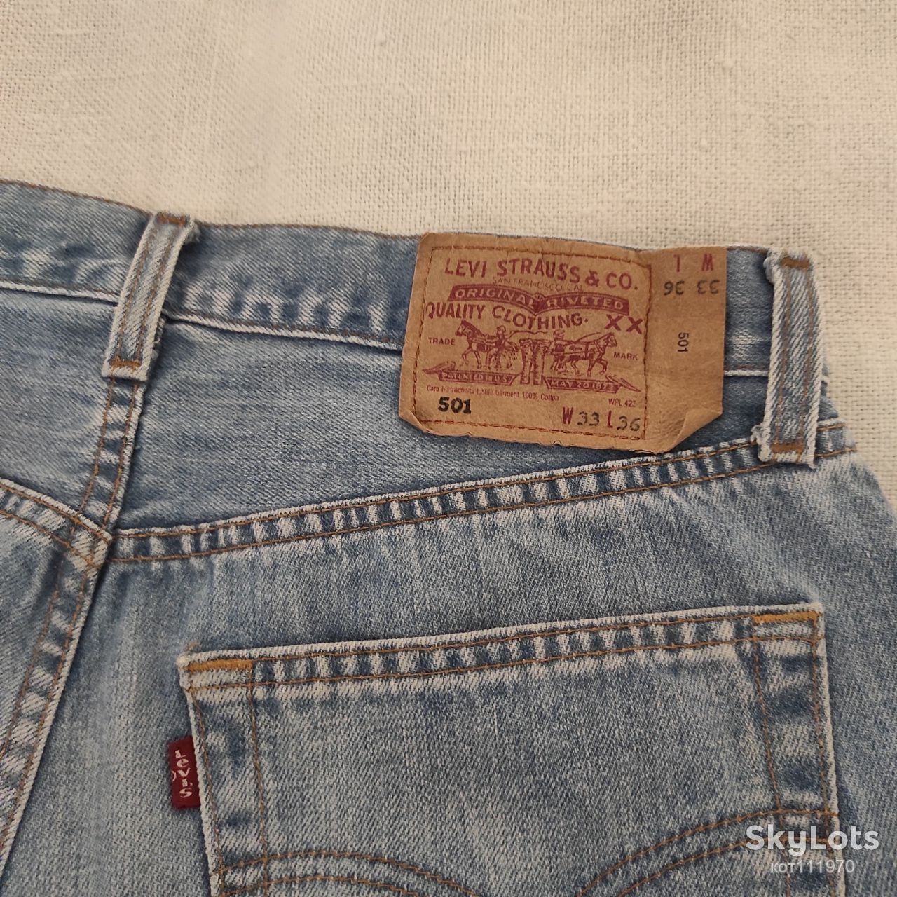 # LEVI STRAUSS  #  джинсы  W33 L36 Оригинал - фото фото фото 1