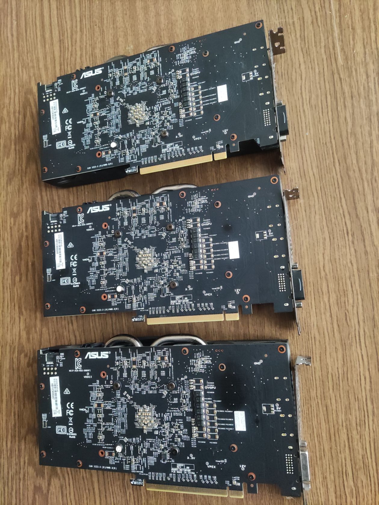 Лот 3шт. відеокарти  Asus Radeon RX 470 4GB Mining Edition 1750 MHz - фото фото фото 1