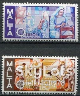 Мальта 1976 Европа СЕРТ искусство Mi 532-533 MNH - фото фото фото 0