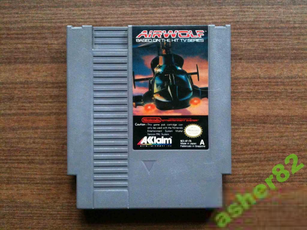 Игра на NES "Airwolf"      (PAL А) - фото фото фото 0