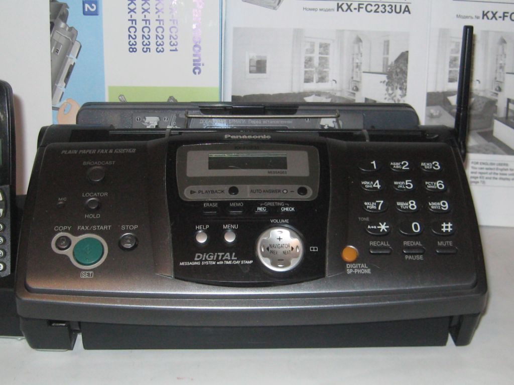 Факс Panasonic KX-FC233 про-во Малайзия инструкция - фото фото фото 2