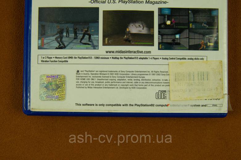 Диск Playstation 2 - Operation Winback - фото фото фото 4