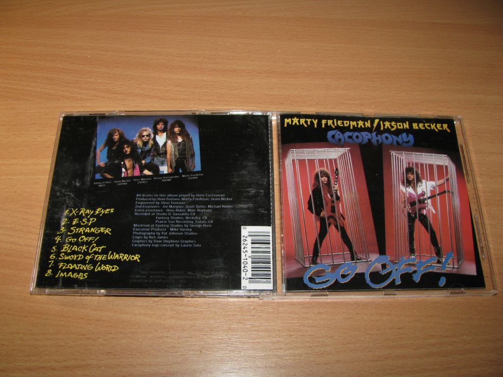 MARTY FRIEDMAN / JASON BECKER CACOPHONY - Go Off   (1988 Shrapnel 1st press,USA) Megadeth - фото фото фото 0