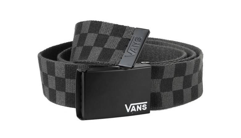 Ремень VANS Deppster II Web Belt - Black/Charcoal Grey - фото фото фото 0