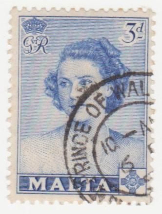 Мальта  1950 г..№ 220 гашеная - фото фото фото 0