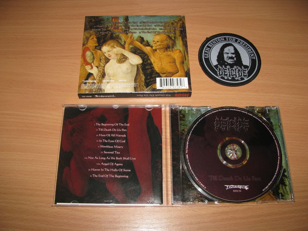DEICIDE - Till Death Do Us Part   (2008 Earache 1st press,LIMITED SLIP+PATCH,USA) - фото фото фото 1