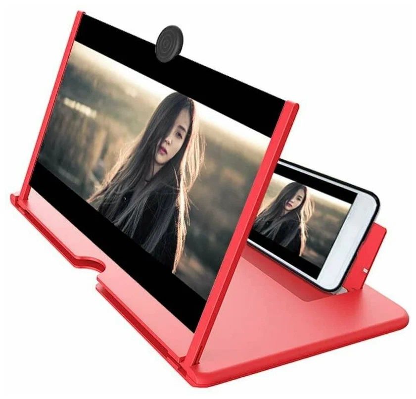 Складная регулируемая подставка-увеличитель 3D,5D,6D экрана держатель 10'' - фото фото фото 0