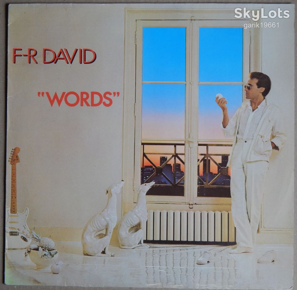 F-R David – Words  (Carrere – 2934 153, Germany) EX+/NM- - фото фото фото 0