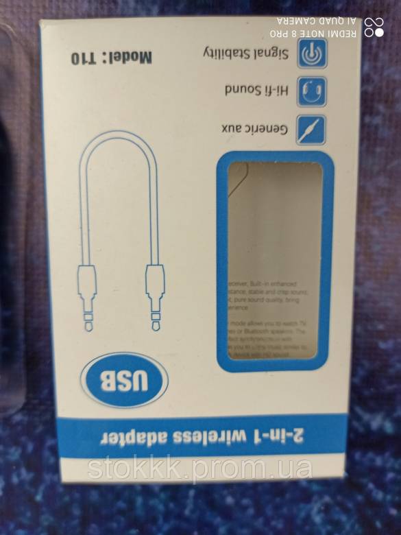 2 В 1 Bluetooth 5.0 Передатчик Приемник, Портативный Bluetooth - фото фото фото 2