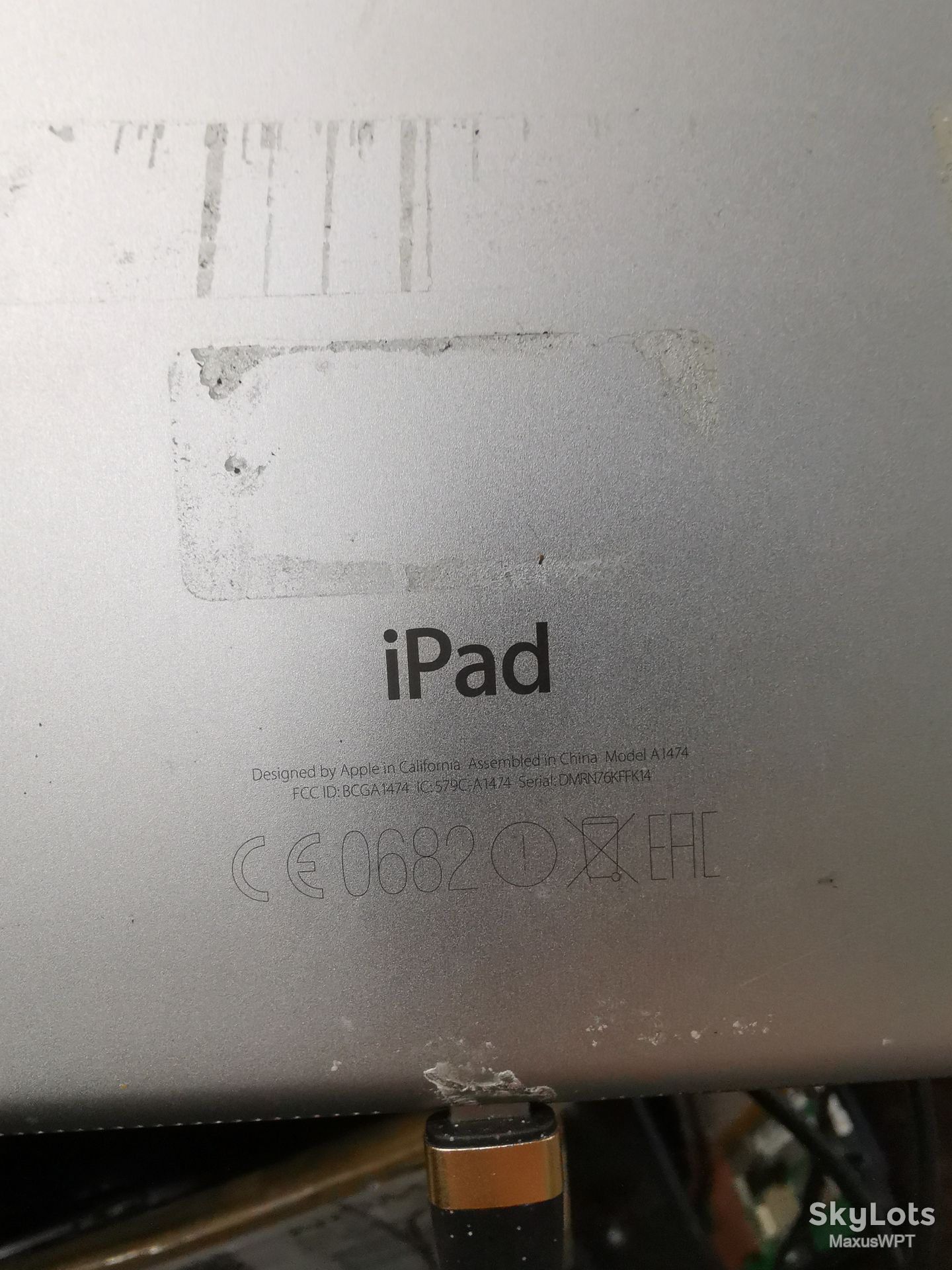 #1186 Sklad Ipad apple Air  a1474 silver crack - фото фото фото 3