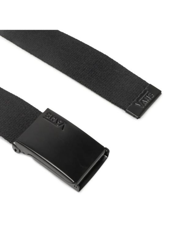 Ремінь vans deppster ii web belt black  чорний ремінь - фото фото фото 1