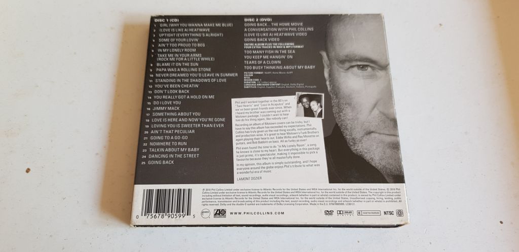 Phil Collins Going Back CD + DVD фірмовий - фото фото фото 1