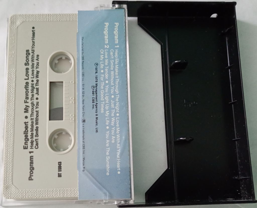 ENGELBERT HUMPERDINCK My Favorite Love Songs. Cassette US - фото фото фото 1