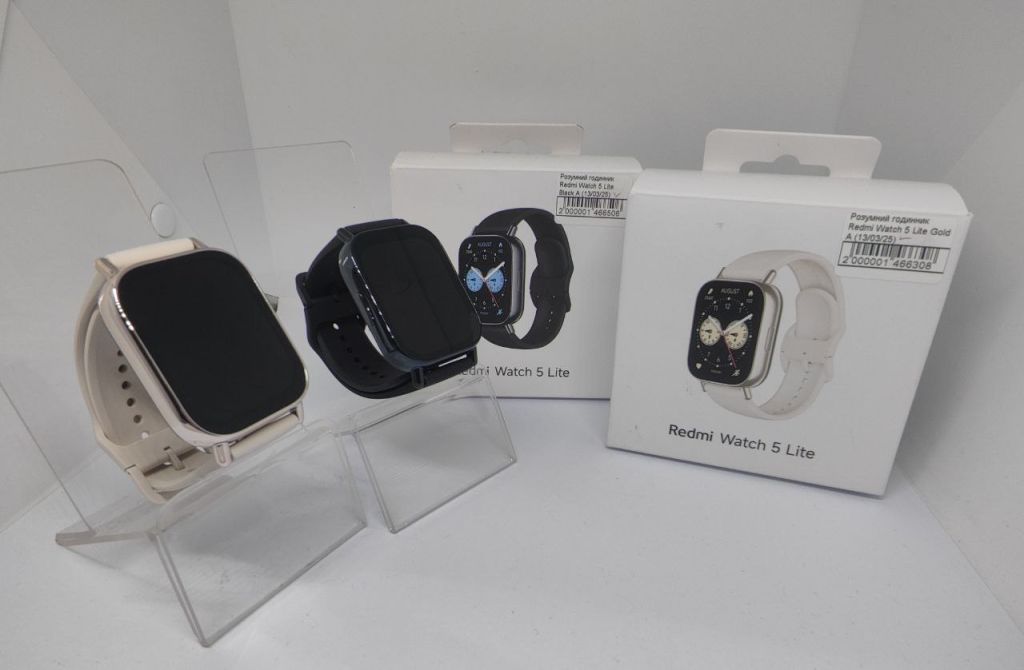 Продам Розумний годинник Redmi Watch 5 Lite Black&amp;#92;Gold A - фото фото фото 0