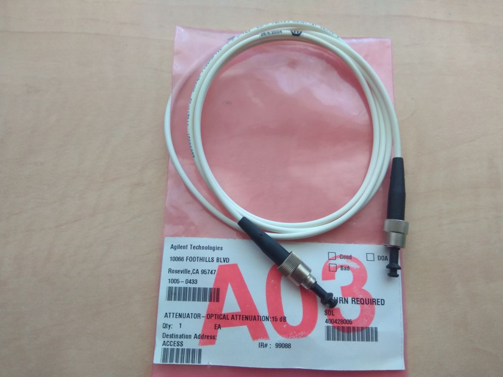Адаптер Agilent 1005-0433 PC-SM 15dB Fiber Optic Attenuator - фото фото фото 0