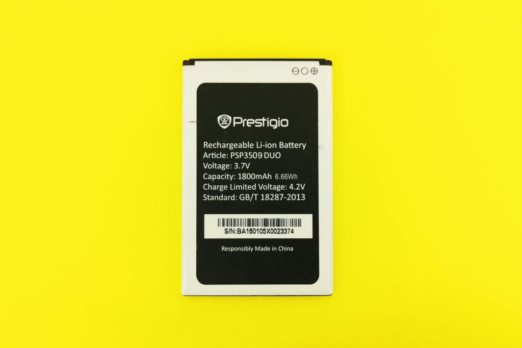 Аккумулятор акб Prestigio PSP3509 для Wize E3 DUO 1800mAh - фото фото фото 0