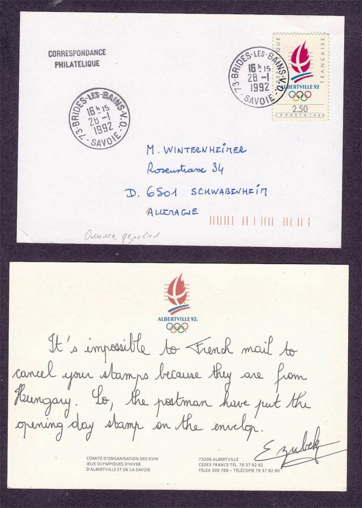 Спорт . Франция  1971 г   СГ - Албервилль - олимпика - фото фото фото 0