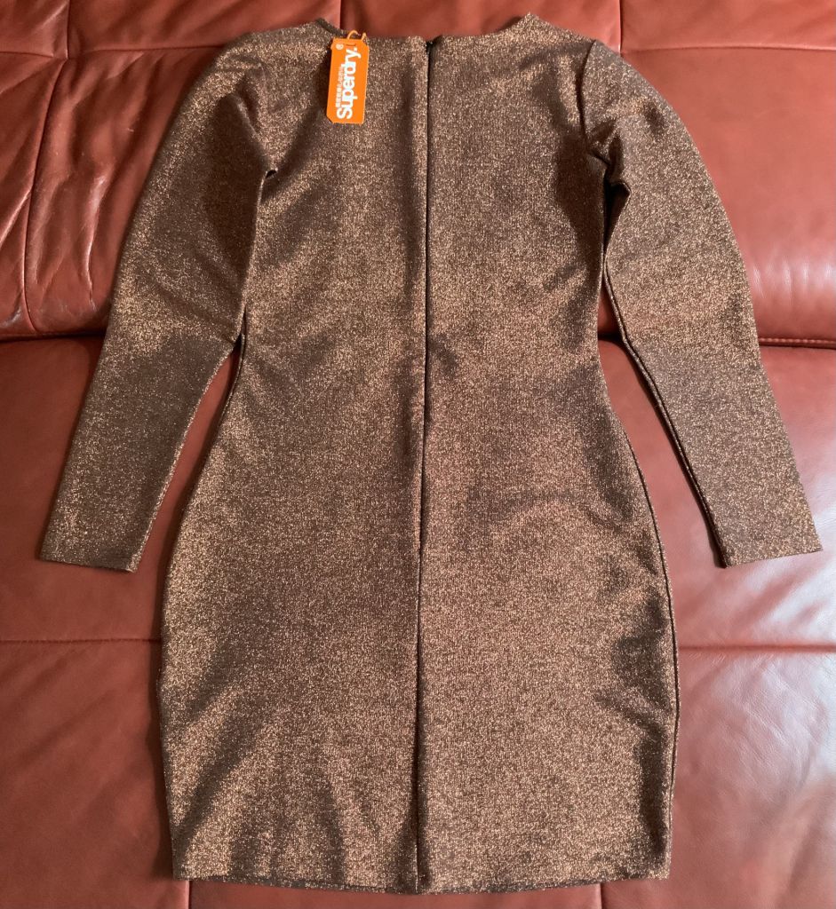 Платье блестящее стрейчевое Superdry, р.S/10/38 - фото фото фото 2