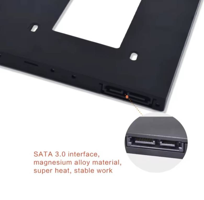 Кишеня для HDD SATA 12.7 mm Caddy другий диск замість приводу OptiBuy - фото фото фото 4