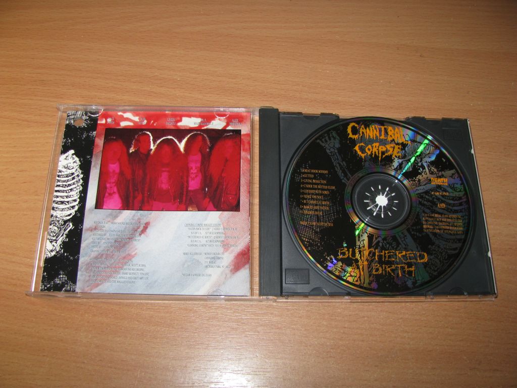 CANNIBAL CORPSE - Butchered At Birth   (1991 Caroline 1st press,USA) - фото фото фото 1