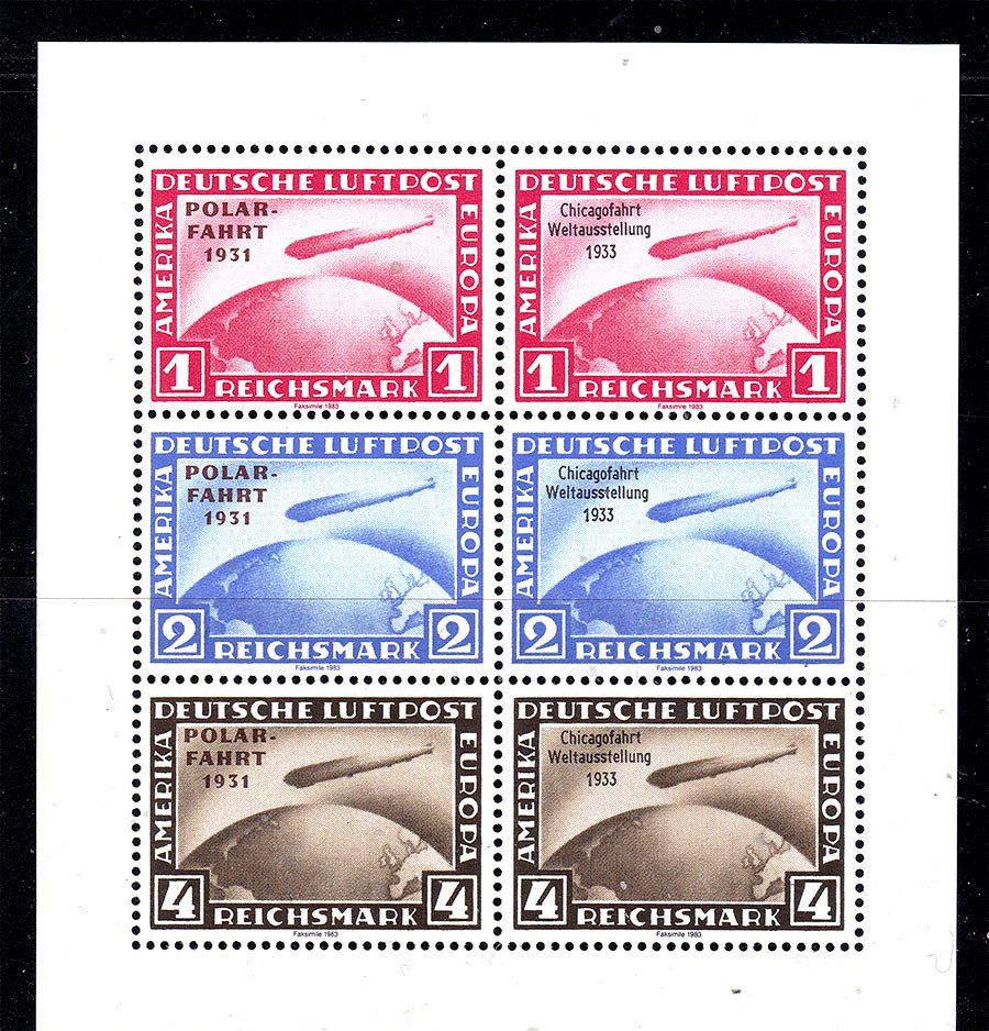 Авиация .  Германия  1983 г MNH - - фото фото фото 0