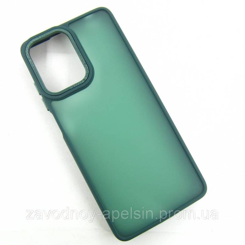 Motorola Moto G24 Матовый чехол Frame TPU+PC (зеленый) - фото фото фото 0
