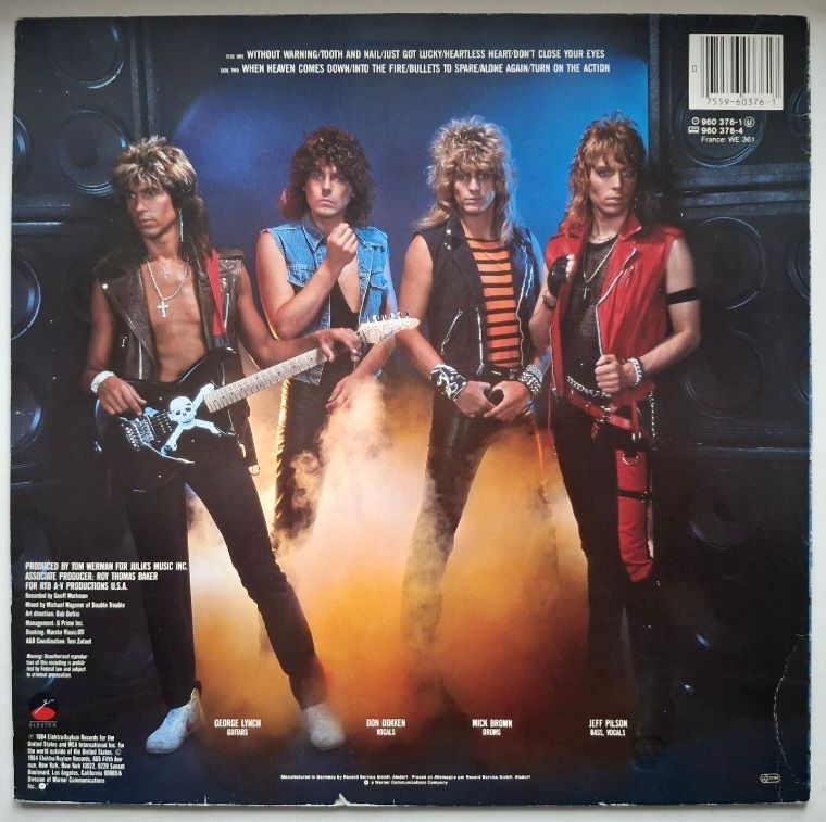 Dokken - Tooth And Nail - 1984.  (LP). 12. Vinyl. Пластинка. Germany. - фото фото фото 1