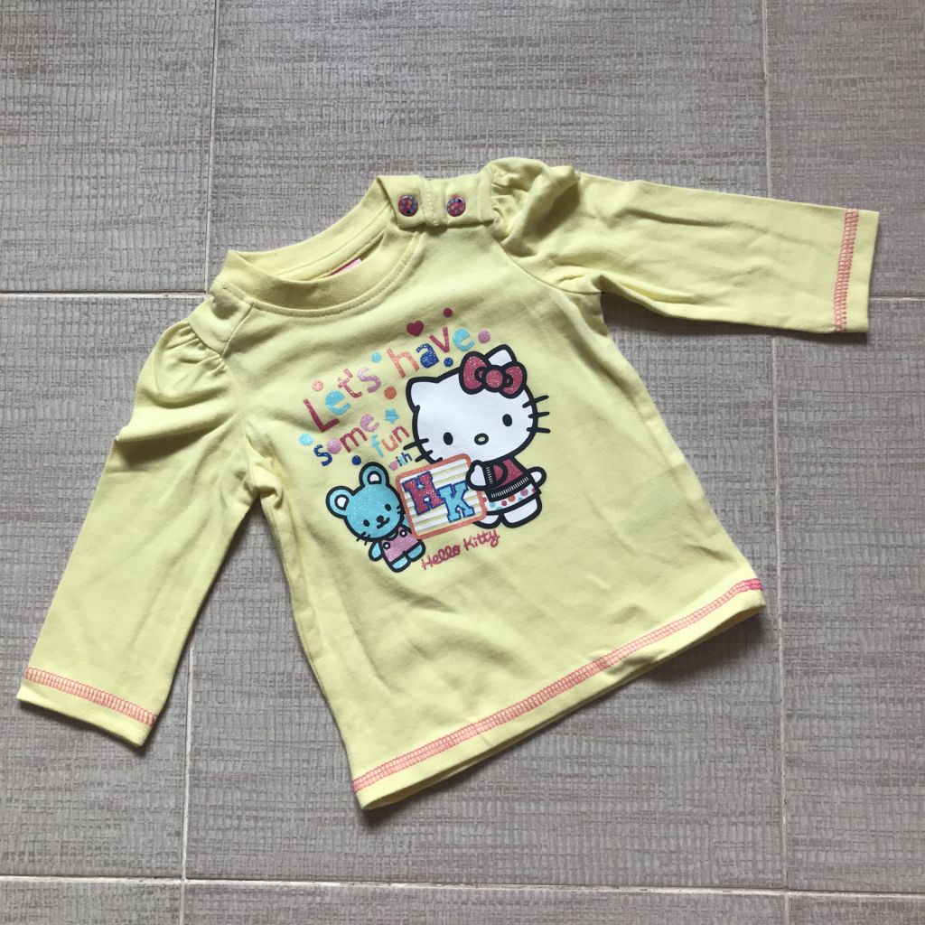 Мягусенькие регланы для девочки Hello Kitty.  Германия. 62, 68 - фото фото фото 3