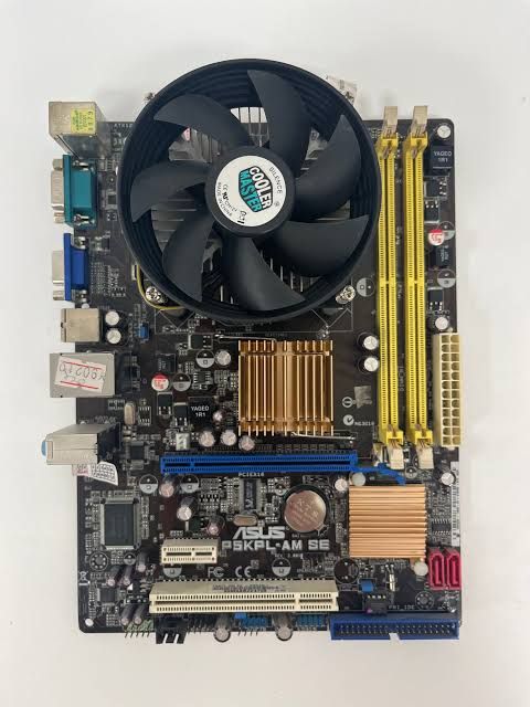 Asus P5KPL-AM + intel q6600 + охолодження - фото фото фото 0