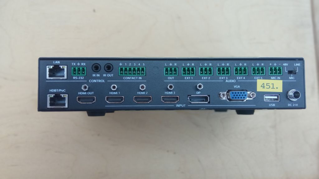 Презентаційний комутатор Ecler VEO-SWM45  (HDMI 2.0 Presentation Switcher 5x1) - фото фото фото 1