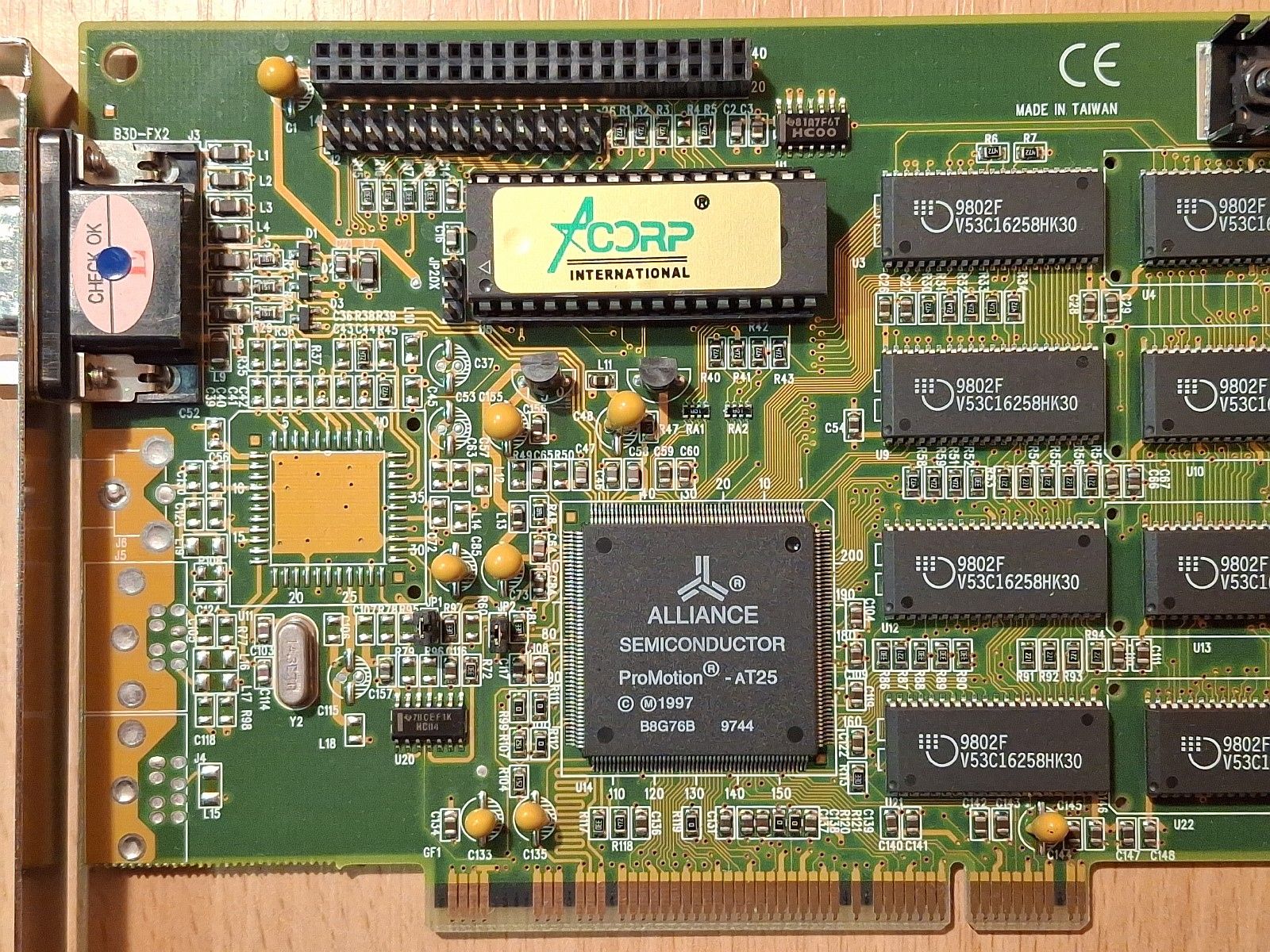 Видеокарта 3dfx Voodoo Rush ACorp B3D-FX2 PCI - фото фото фото 1
