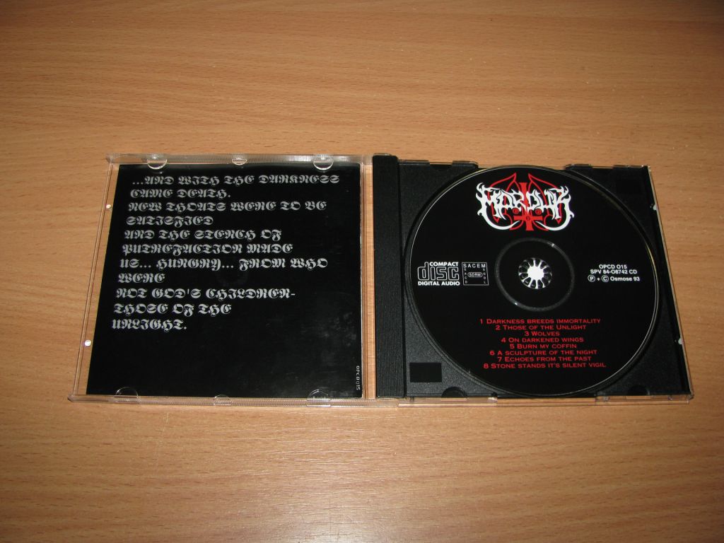 MARDUK - Those Of The Unlight  (1993 Osmose 1st press) - фото фото фото 1