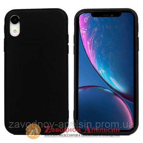 IPhone XR силиконовый чехол Grand black - фото фото фото 0