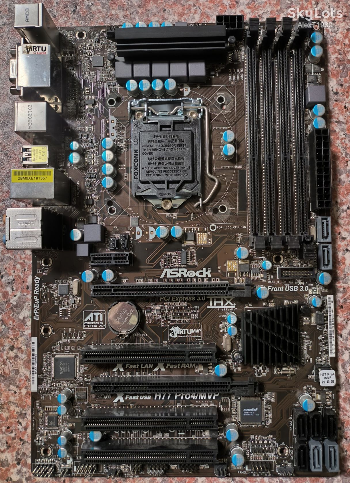 Материнська плата AsRock H77 Pro4/MVP   (Socket 1155, Intel H77) б/в - фото фото фото 0