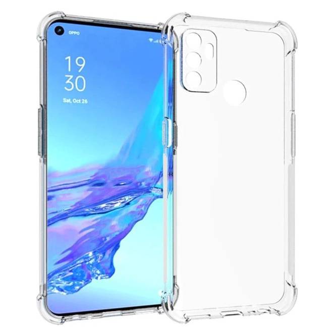 Чохол Fiji Proof для Oppo A53s бампер з посиленими бортамиTransparent - фото фото фото 0