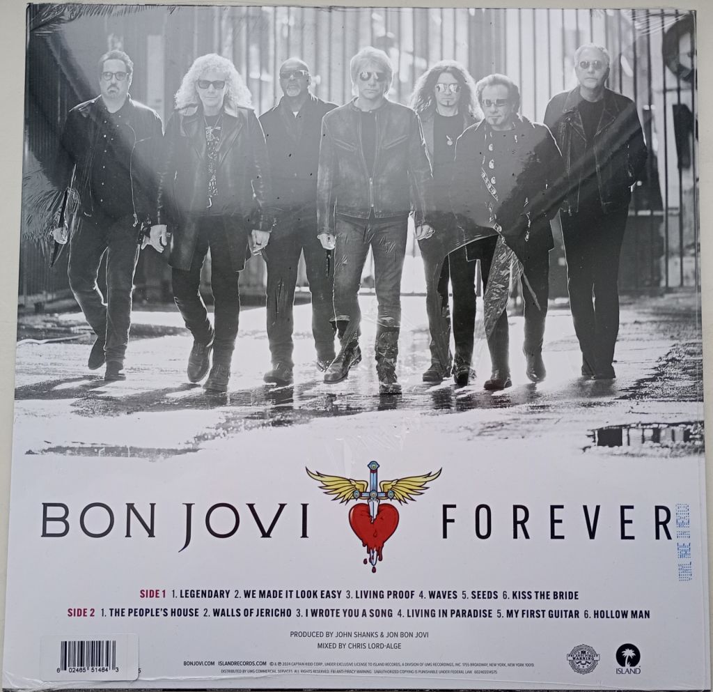 BON JOVI Forever LP  (Biack &amp; Clear Split) Sealed/Запечатаний - фото фото фото 1