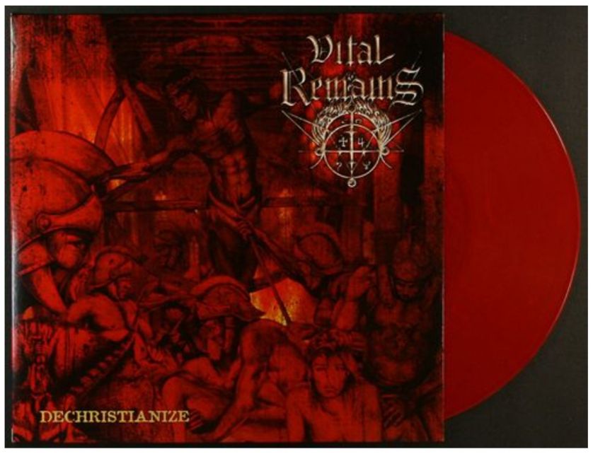 Vital Remains - Dechristianize - 2003.  (2LP). Colour Vinyl. Пластинки. Germany - фото фото фото 0