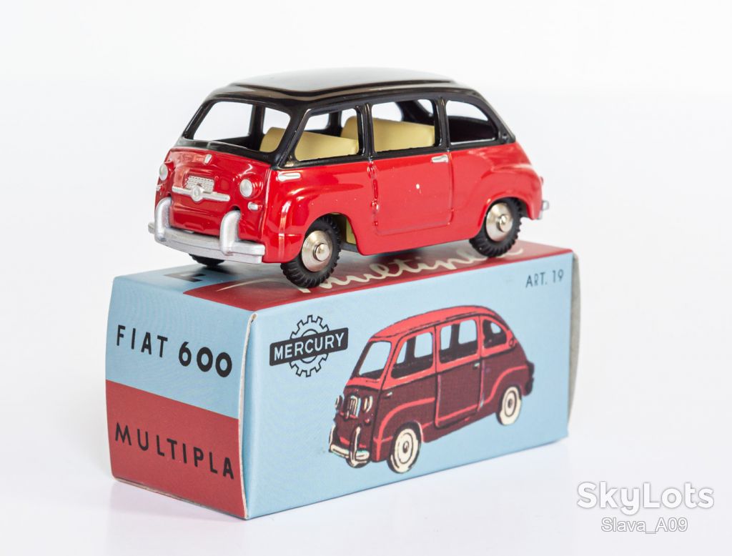 1:48 Fiat 600 Multipla red-black, MERCURY #19 - фото фото фото 0