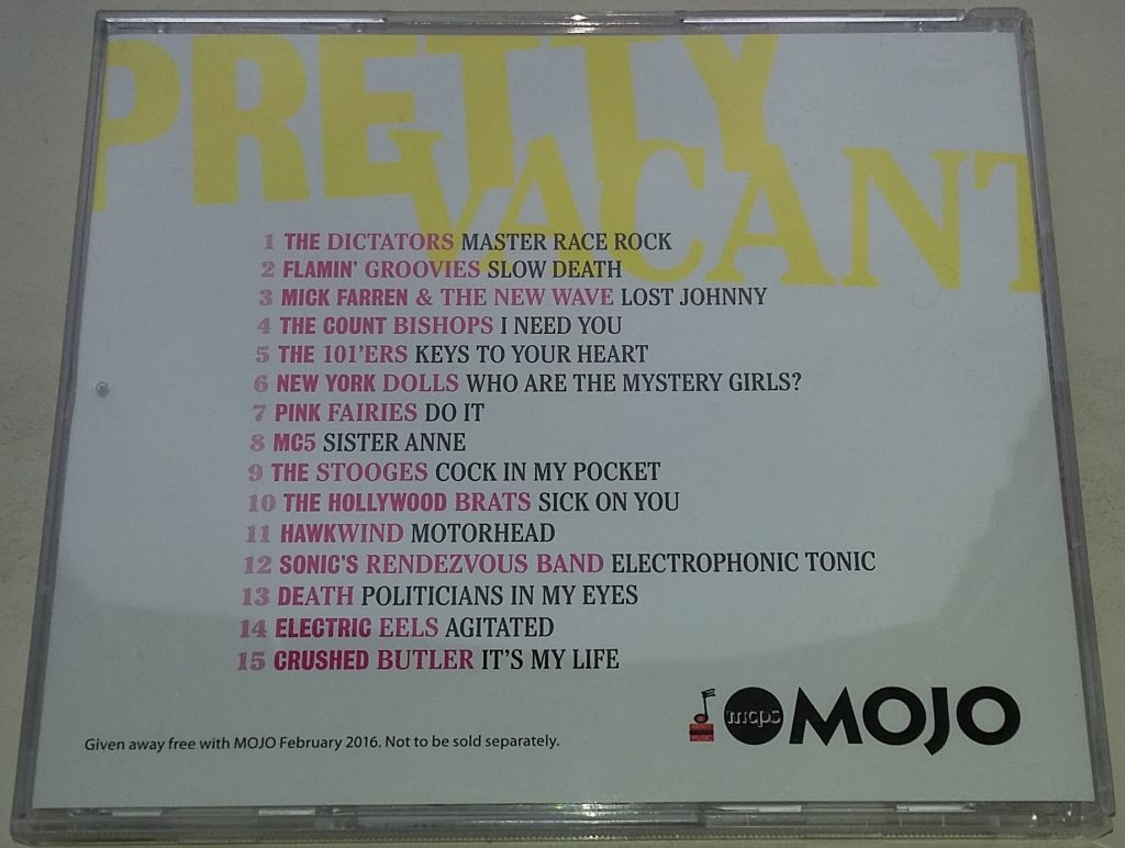 VARIOUS  Pretty Vacant  (Mojo Presents 15 Pre-Punk Nuggets) CD UK - фото фото фото 2
