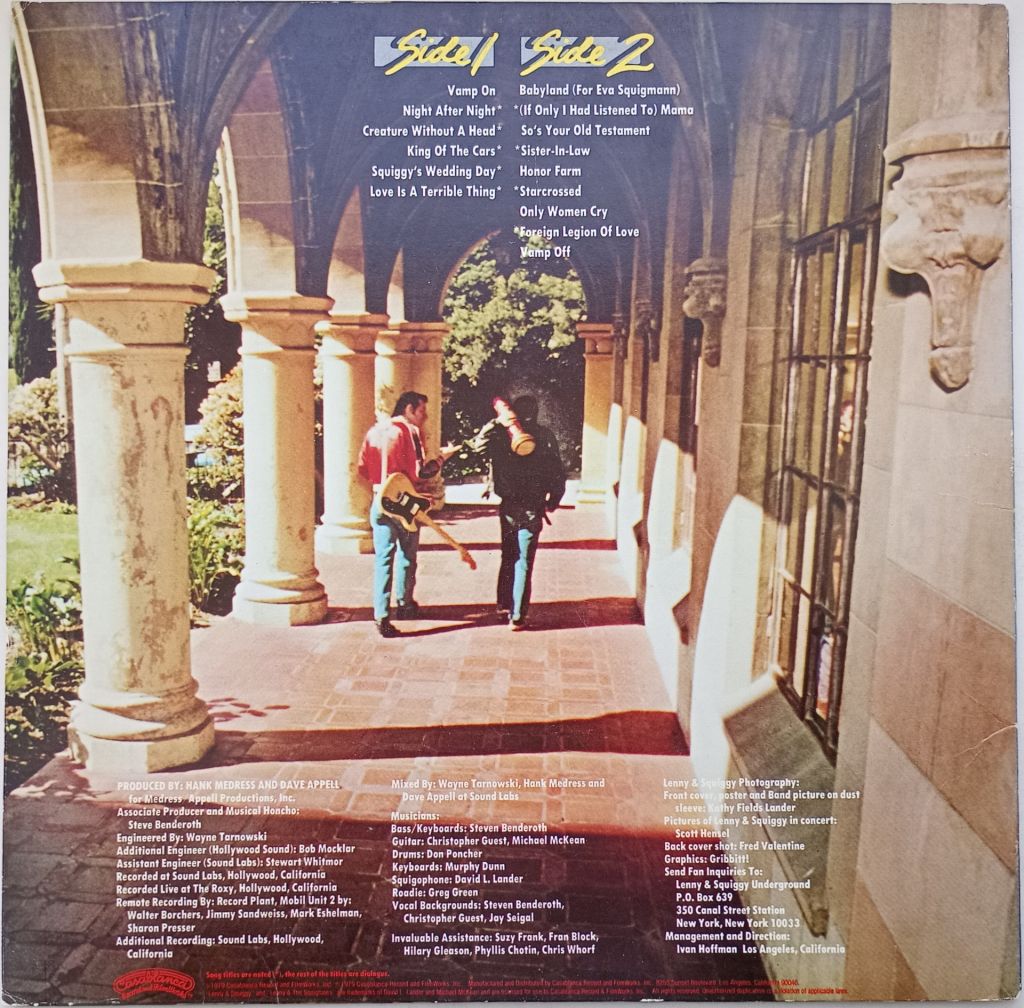 LENNY &amp; SQUIGGY Lenny And The Squigtones LP VG+/EX - фото фото фото 1