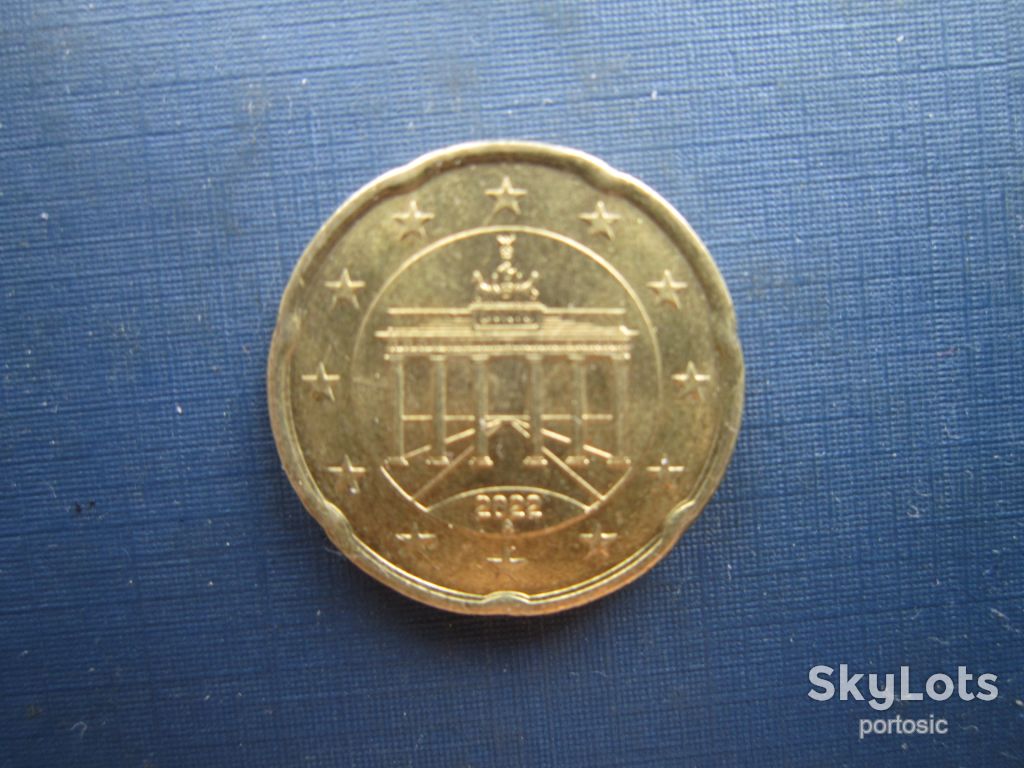Монета 20 євроцентів Німеччина 2022 А - фото фото фото 0
