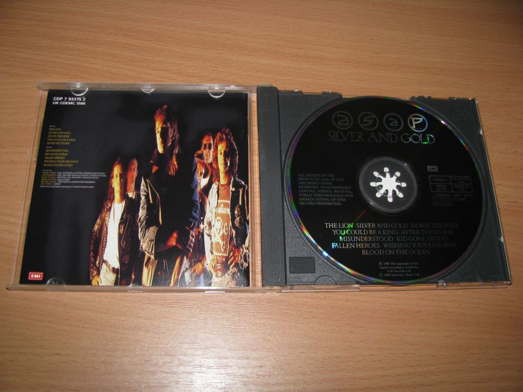 ASAP - Silver And Gold      (1989 EMI 1st press,UK) Iron Maiden - фото фото фото 1