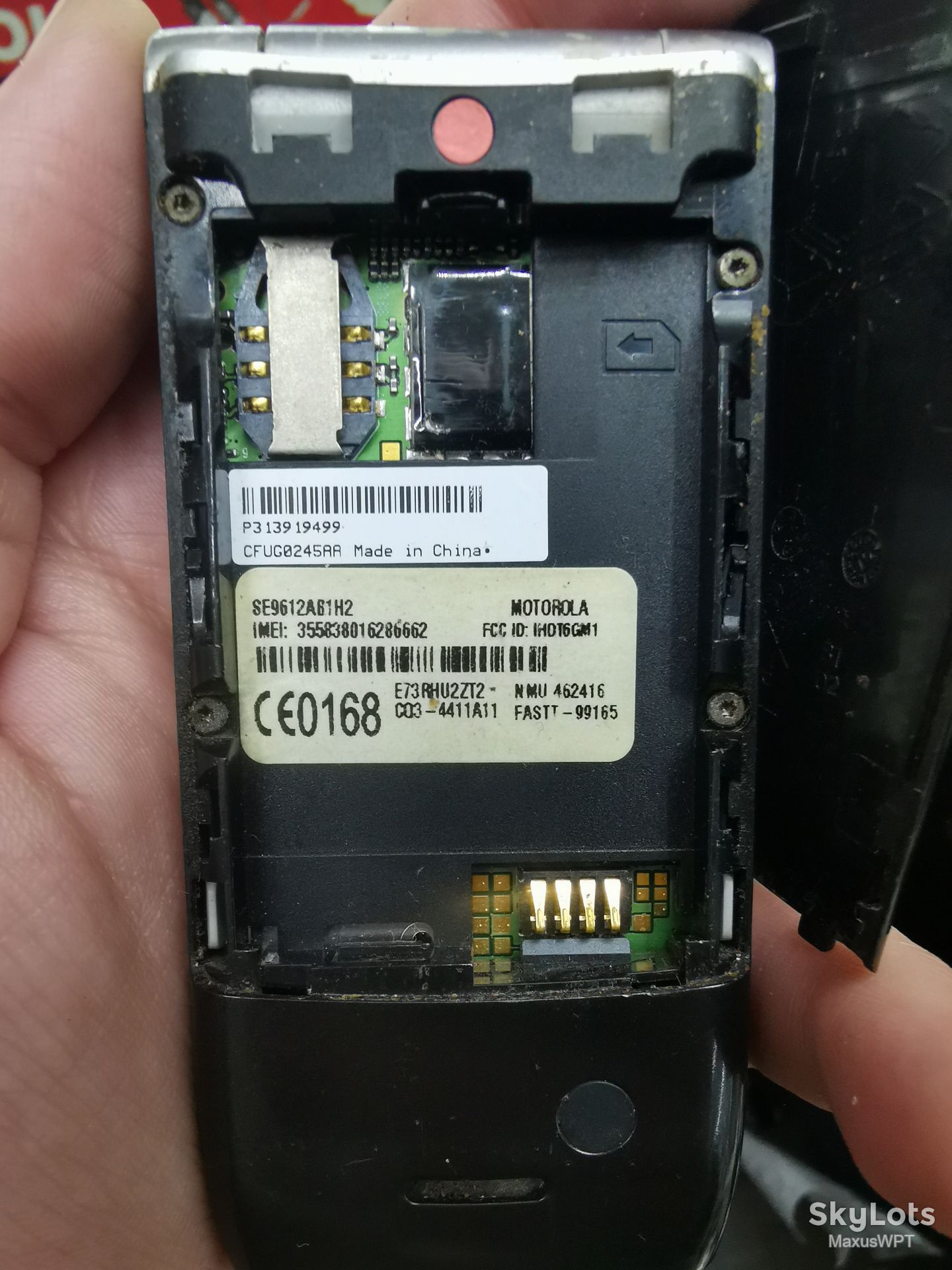 #657 Sklad Motorola W375 375 black sklad - фото фото фото 4