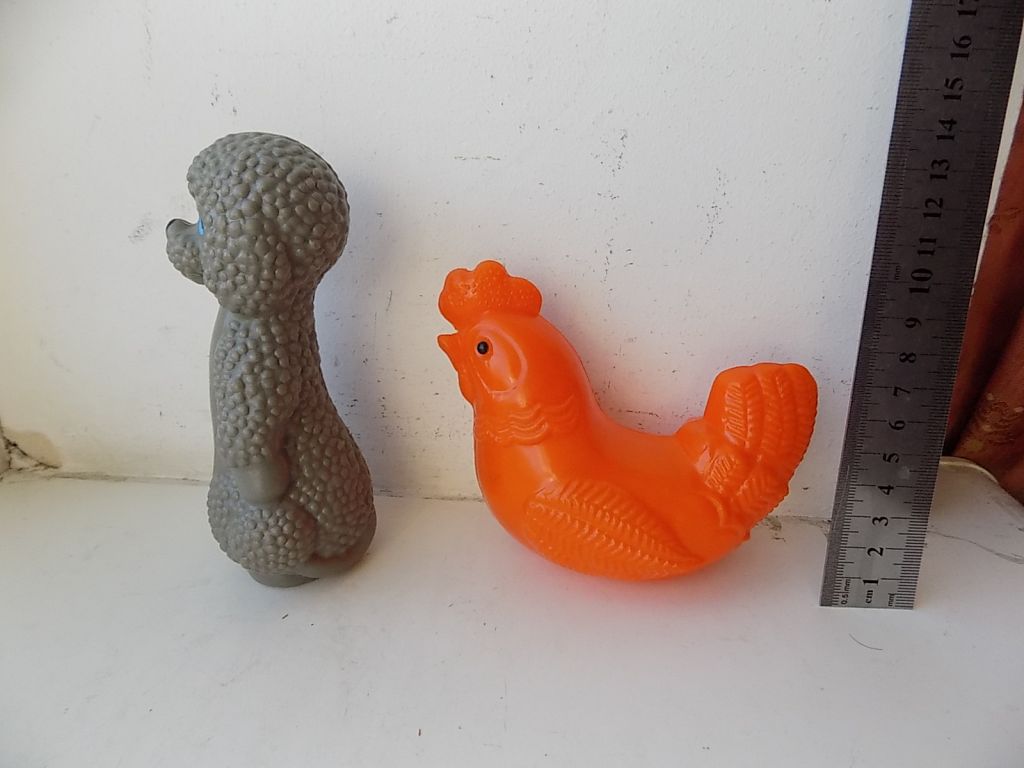 Игрушка пластмасса Дутыши СССР Курица - фото фото фото 3